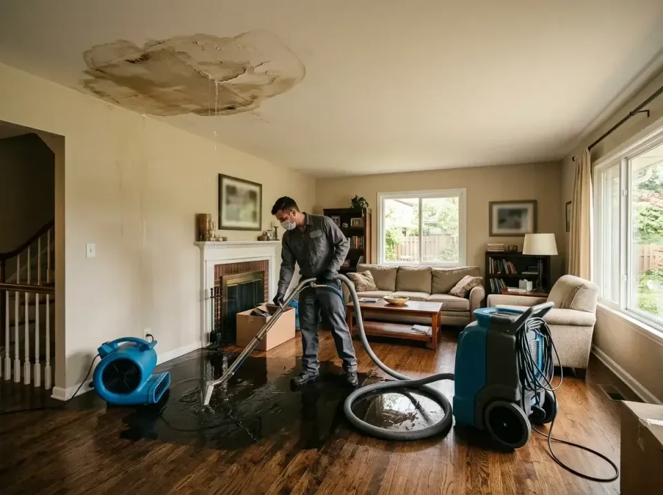 attic-pipe-burst-ceiling-drip-008 — frequently asked questions, Water Damage Restoration & Carpet Care in Denham Springs, LA
